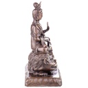 [LA-98966] Asiatica Bronzefigur Guanyin Chinesische Göttin der Barmherzigkeit Bild 4