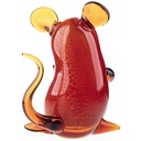 [LA-98976] Skulptur Figur Maus Glas Murano-Stil Bild 2