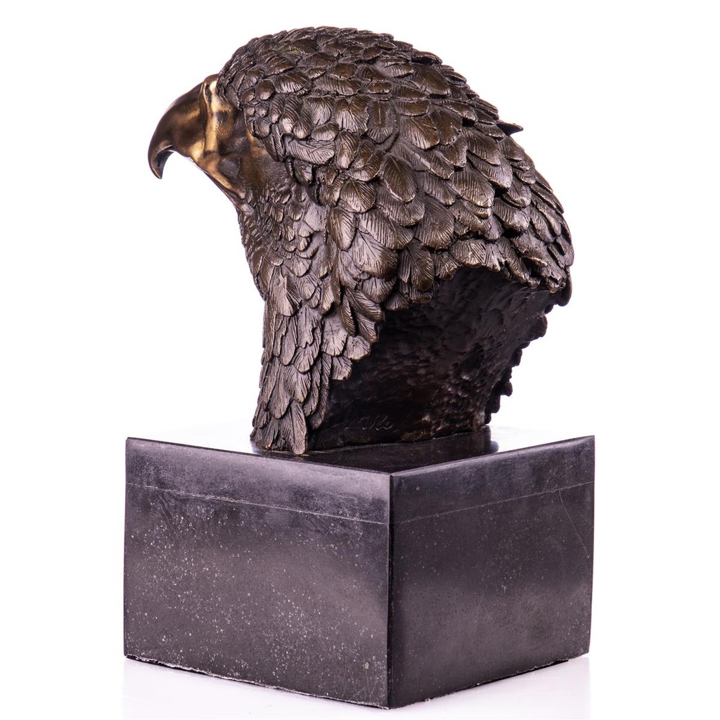 [LA-99077] Bronzeskulptur Bronzefigur Adler Bild 2