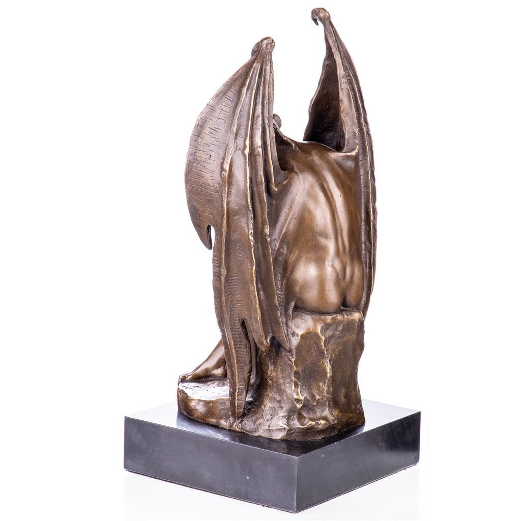 [LA-99079] Bronzeskulptur Bronzefigur Teufel Bild 2