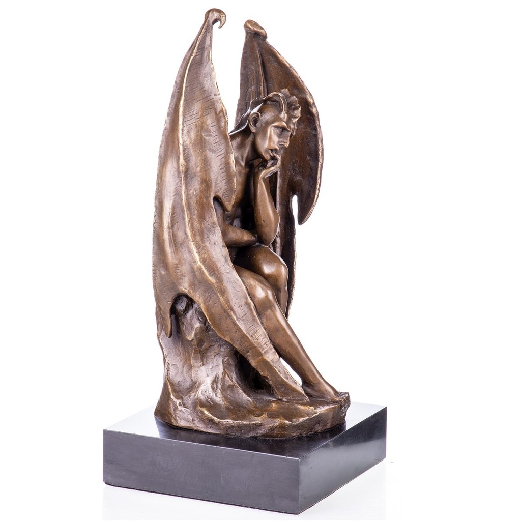 [LA-99079] Bronzeskulptur Bronzefigur Teufel Bild 3