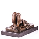 [LA-99092] Erotische Bronzefigur Weiblicher Akt Bild 2
