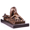 [LA-99092] Erotische Bronzefigur Weiblicher Akt Bild 3