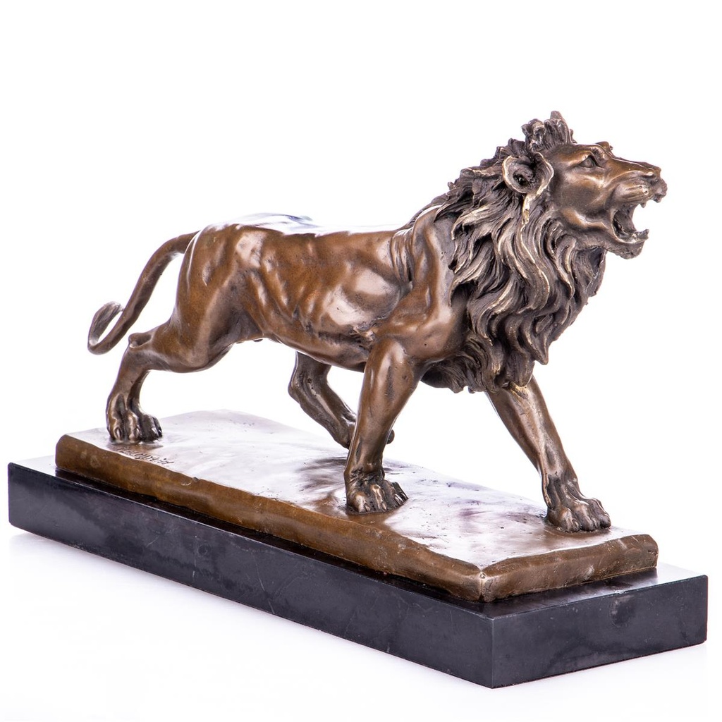 [LA-99125] Bronzeskulptur Bronzefigur Löwe Bild 3