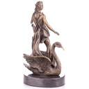 [LA-99147] Mythologische Bronzefigur Apollon auf Schwan Bild 4