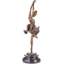 [LA-99158] Bronzeskulptur Bronzefigur Tänzerin Bild 2