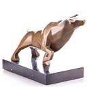 [LA-99162] Moderne Bronzefigur Stier Bild 3