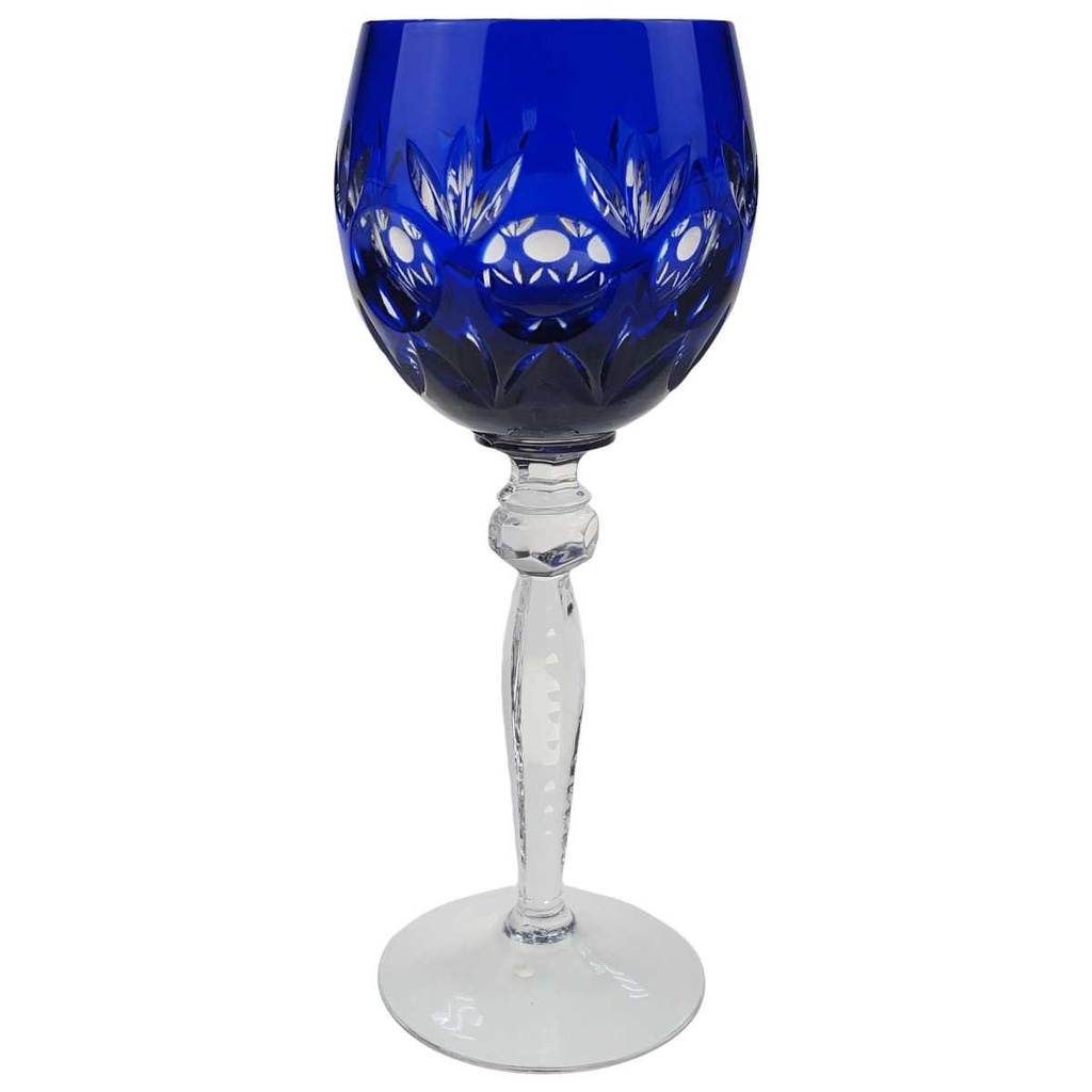 [129338] Weinglas Weinrömer Römerglas Römer Überfangglas Kobaltblau Blau gebraucht - sehr gut