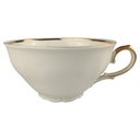Teetasse R Bavaria Reliefboden Goldrand Beige gebraucht - gut