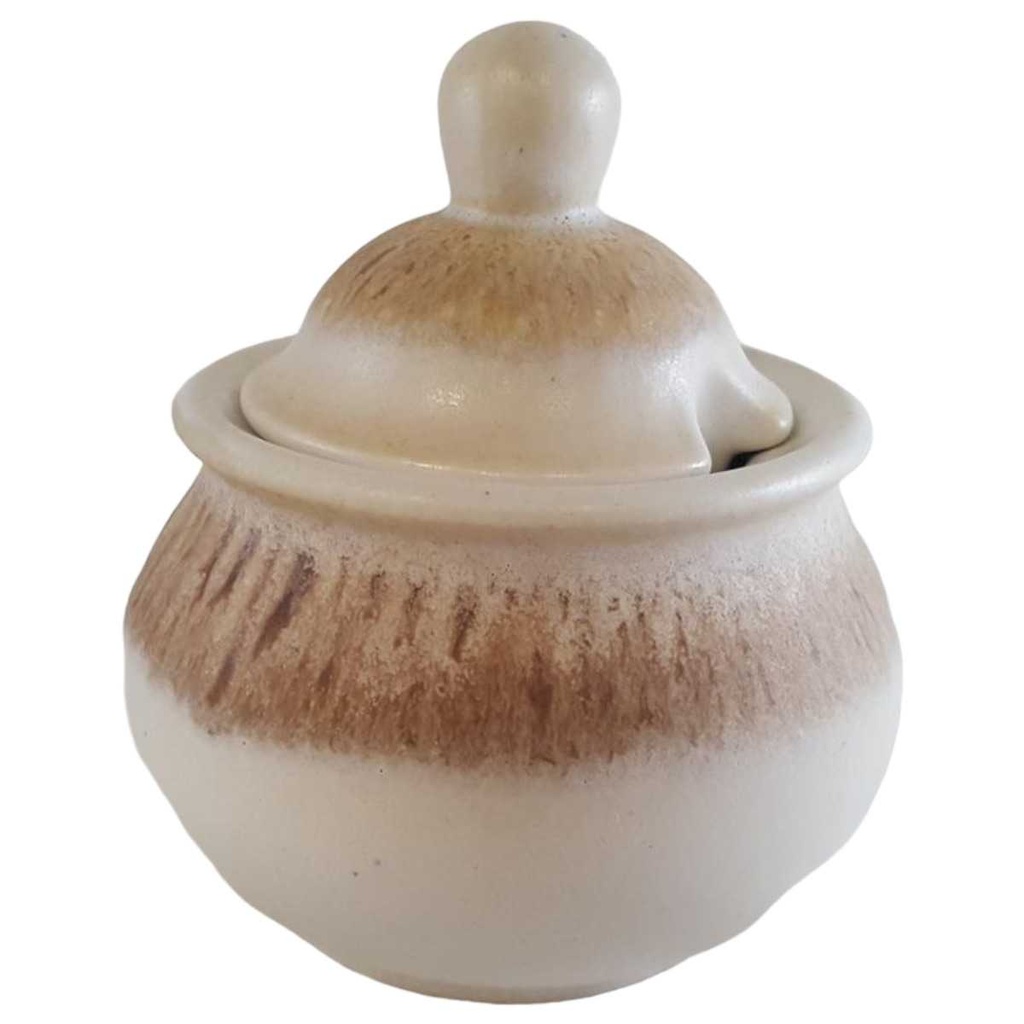 [45811095001] Zuckerdose Silberdistel Fayencen Sahara