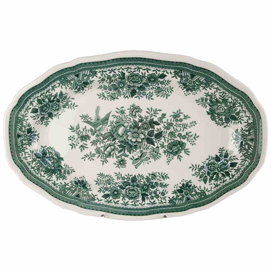 [458119202-1] Servierplatte Fleischplatte 31,7x20,9 cm Villeroy & Boch Fasan Grün