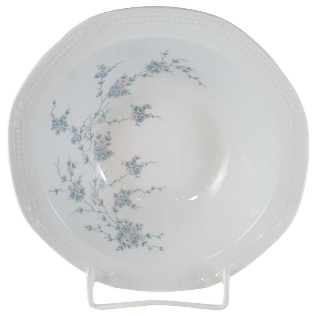 [45812719002] Schüssel Servierschüssel 22,3 cm Mitterteich Form 2040 Sissi Blau Rosa Blumendekor Blumen