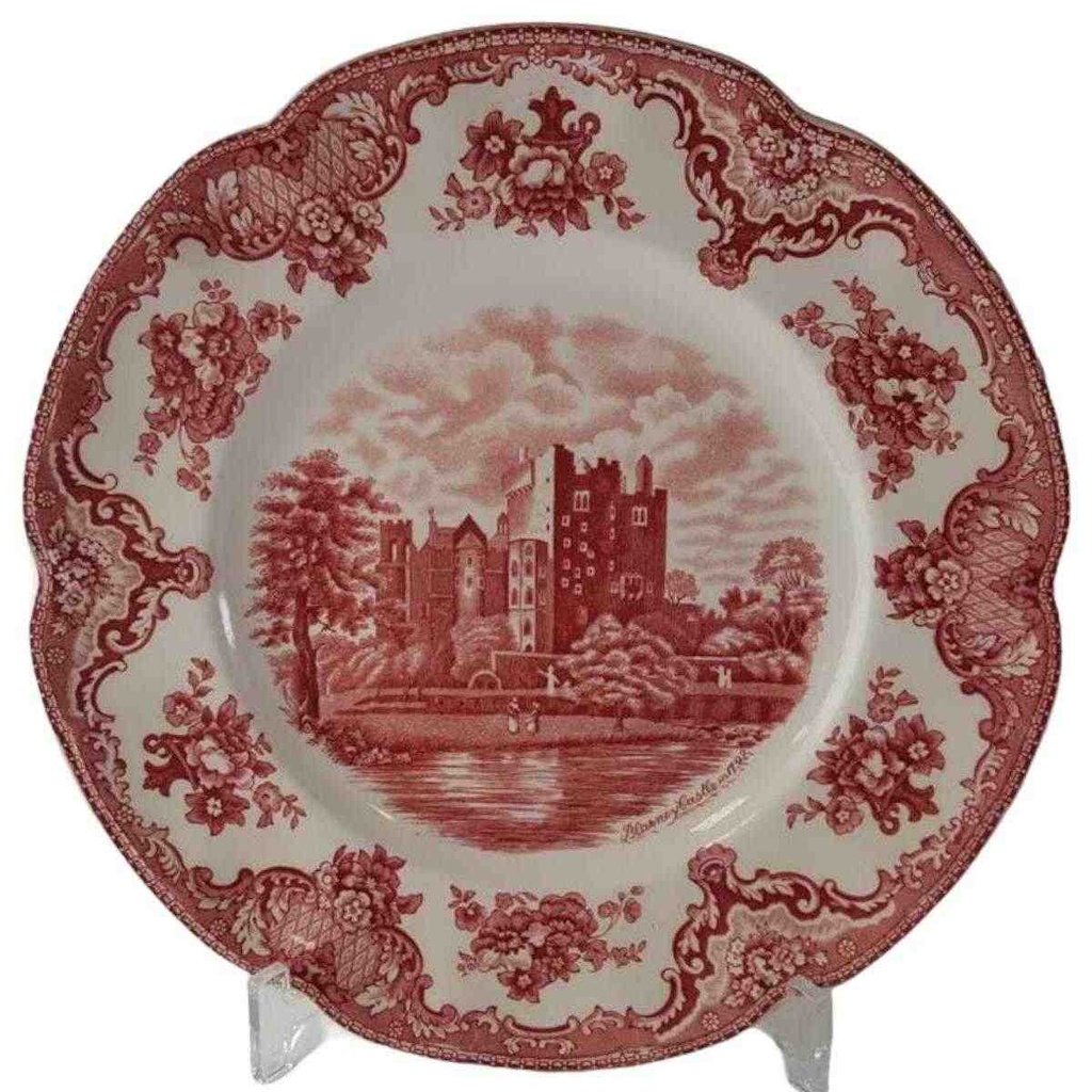[45813327-1] Speiseteller Essteller 25 cm Johnson Bros Old Britain Castles Rot