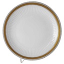 Kuchenteller Dessertteller Frühstücksteller 19,7 cm Seltmann Weiden Vohenstrauß Grau Gold Dekor
