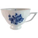 Kaffeetasse Tasse Royal Tettau Annette blaues Blumendekor Blumen