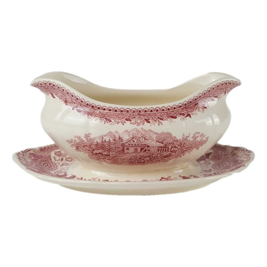 [458163864-1] Sauciere mit Teller 1tlg Villeroy & Boch Burgenland Rot