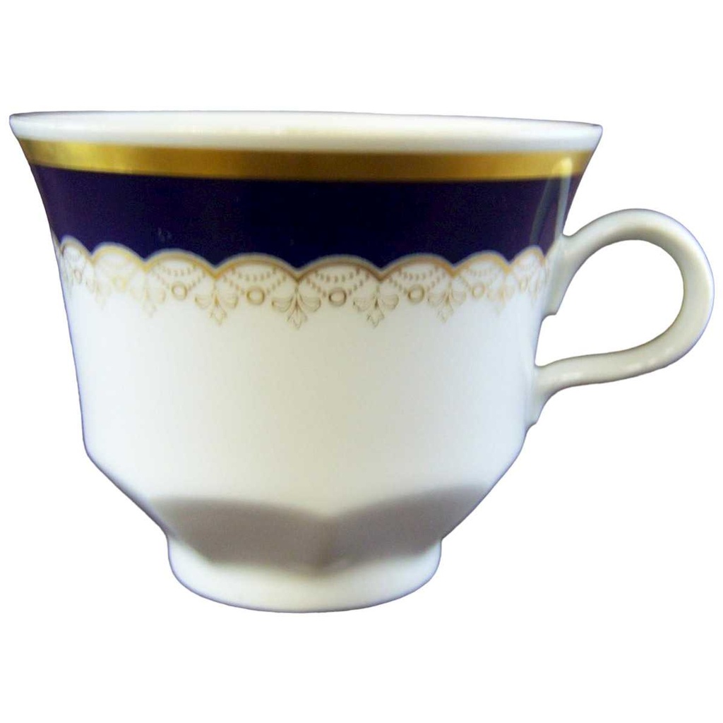 [4581678-1] Kaffeetasse Tasse Goldrand Winterling Marktleuthen Kobaltrand mit eckig