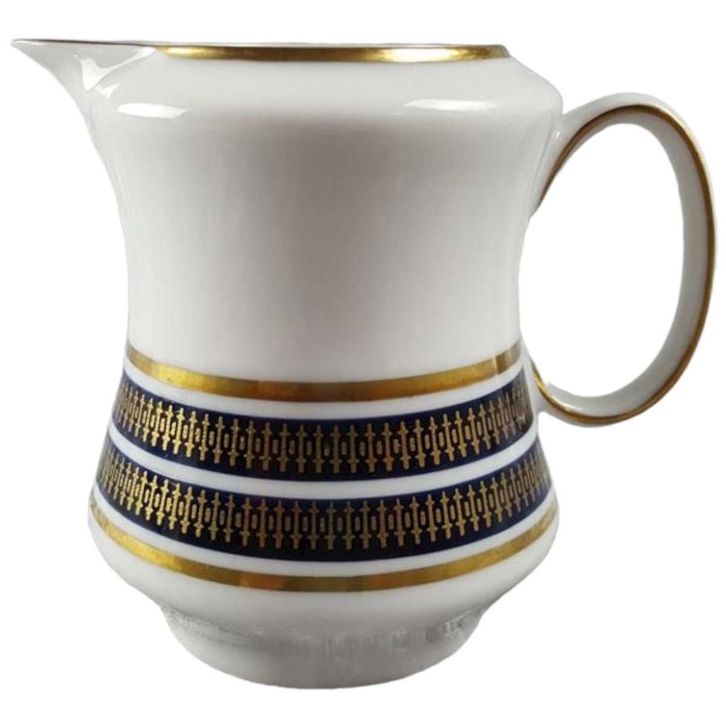 [45816915002] Milchkännchen Golddekor Seltmann Weiden Vohenstrauß Kobalt