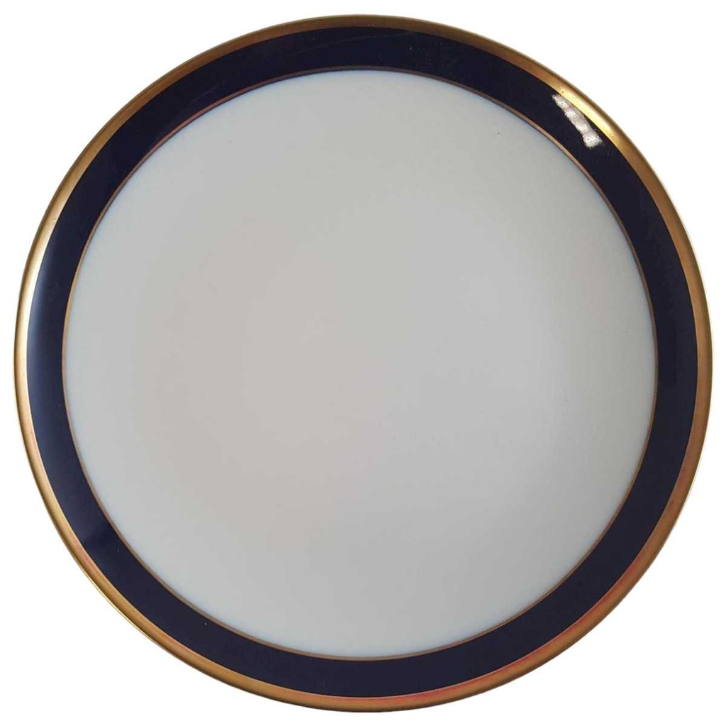 [45819713] Kuchenteller Dessertteller Frühstücksteller Goldrand 19 cm Melitta Madrid Kobaltblau mit Blau