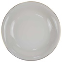 Suppenteller Goldrand 22,7 cm Edelstein 21246 Elfenbein Beige gebraucht - sehr gut