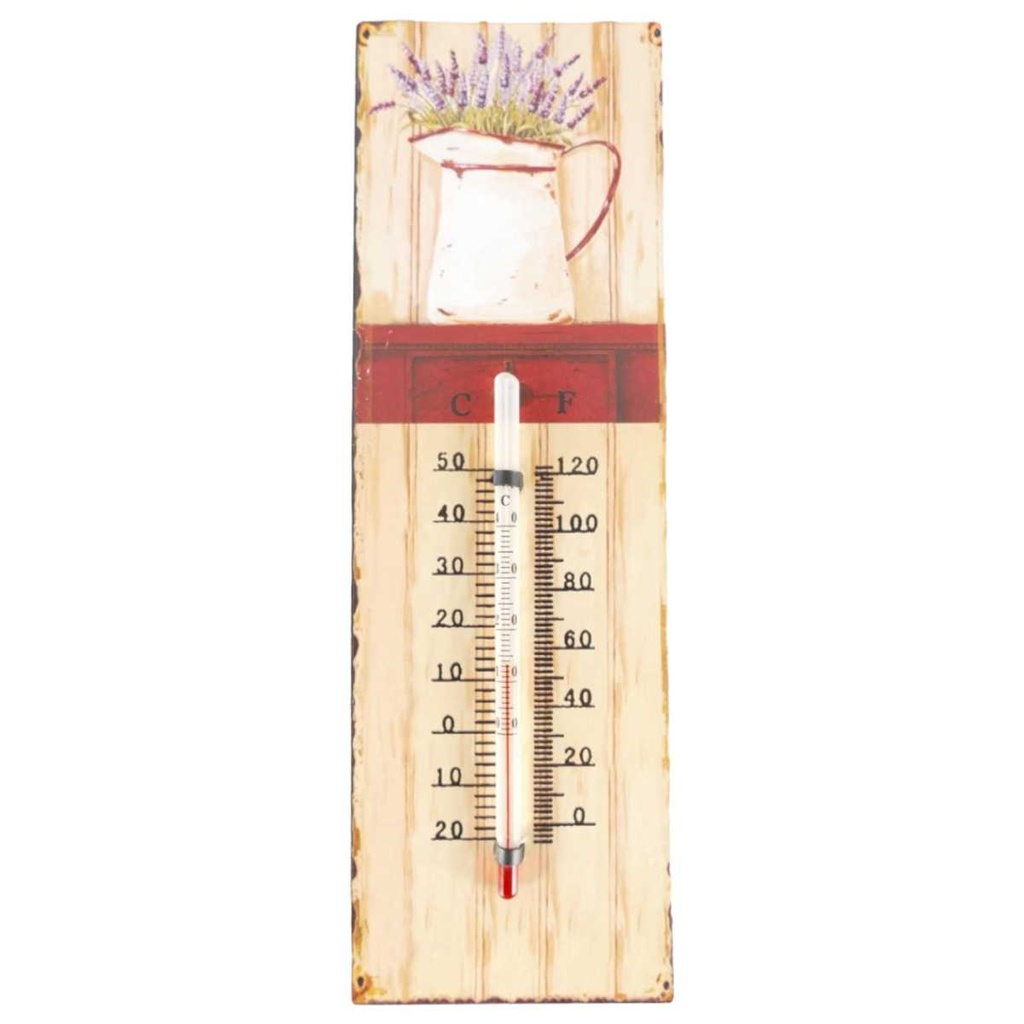 Eisen Thermometer Antik-Stil H 25 cm