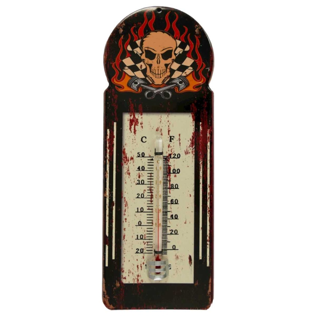 Eisen Thermometer Antik-Stil H 29x10 cm