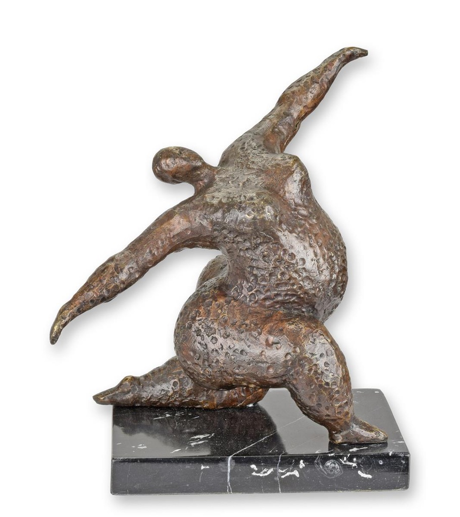 [LA-1781184] Bronzeskulptur Bronzefigur Modernistisch Tänzerin Akt
