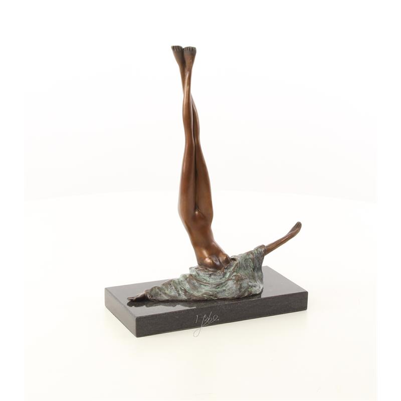 Bronzeskulptur Bronzefigur Camouflage