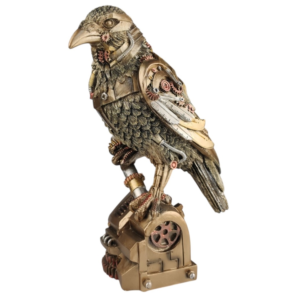 Figur Harz Steampunk Krähe