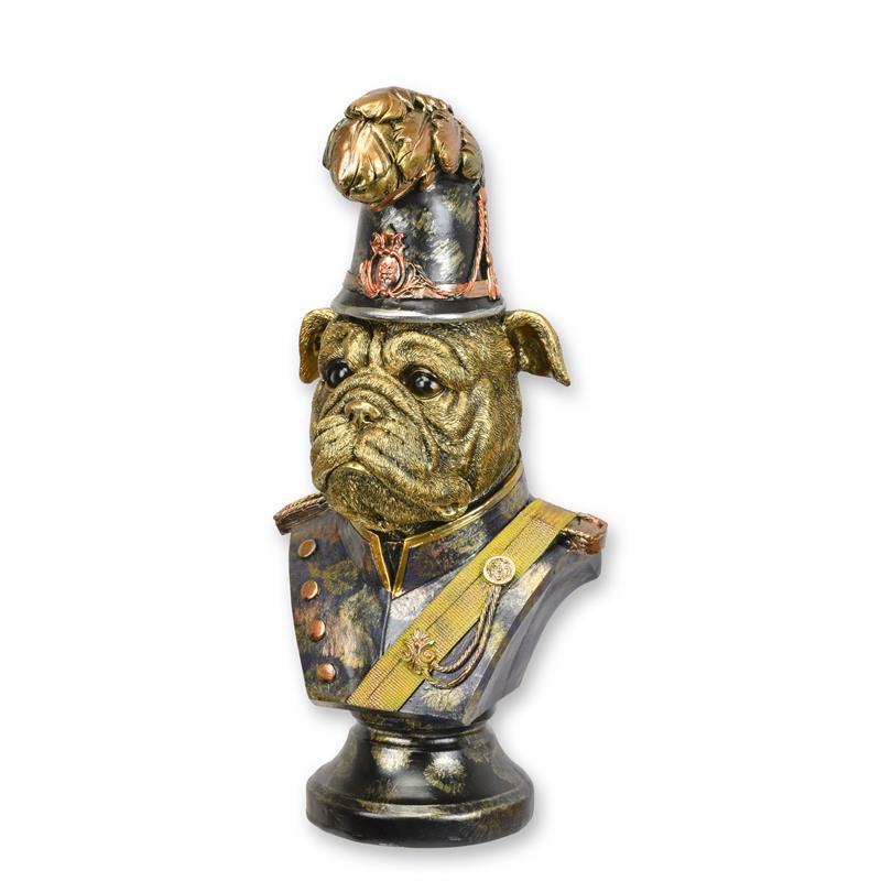 Figur Harz Französische Bulldogge als Bobby
