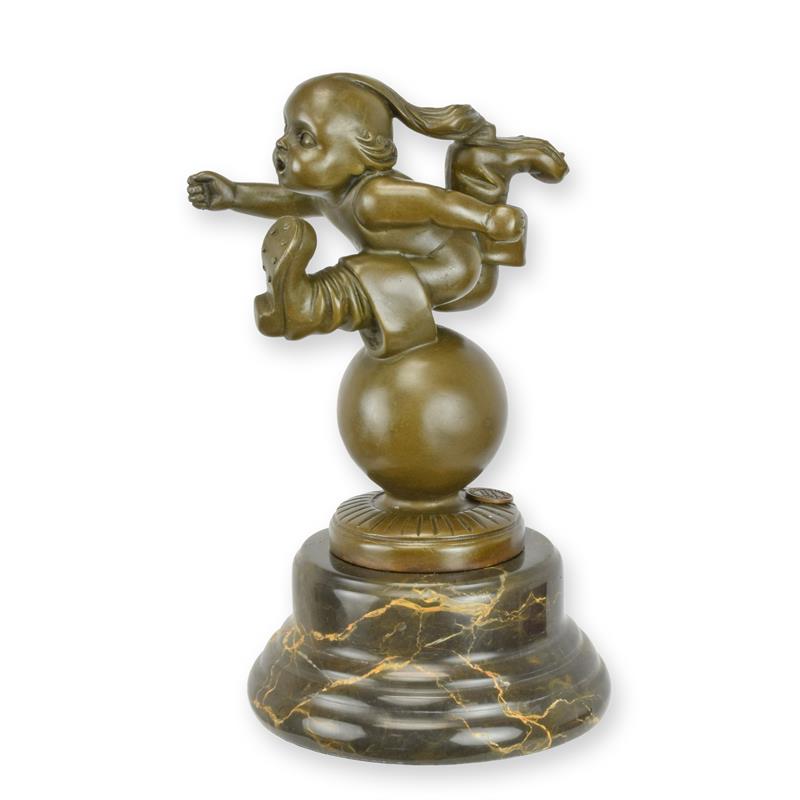 Bronzeskulptur Bronzefigur Däumling