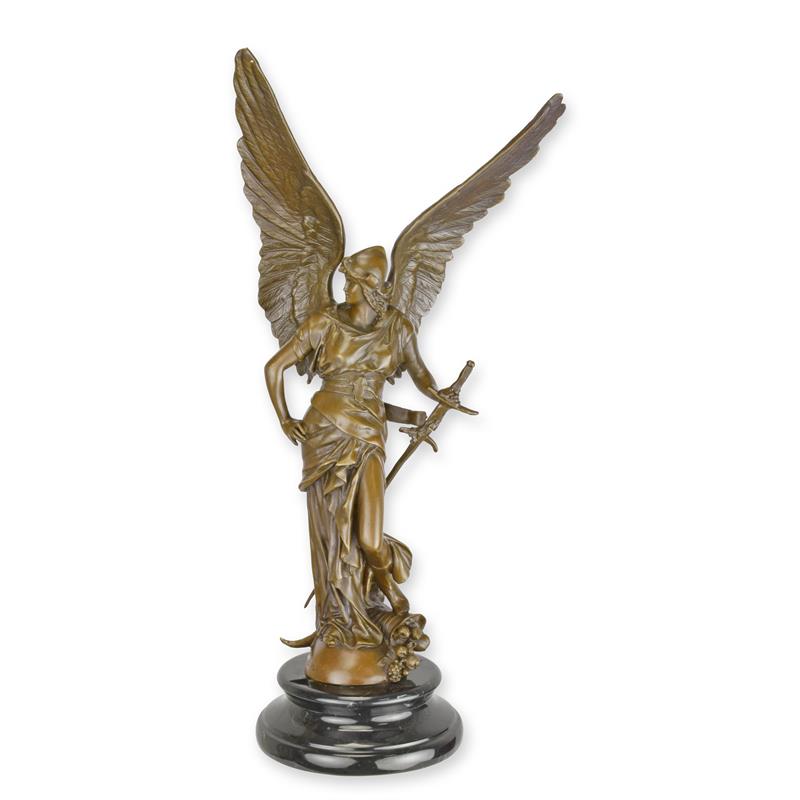Bronzeskulptur Bronzefigur Armed Peace
