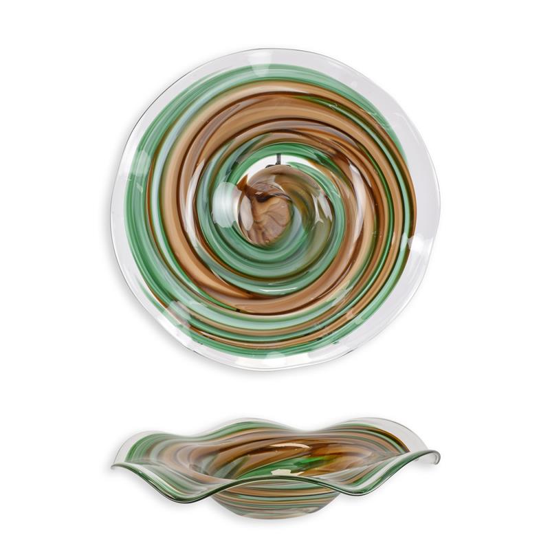 Obstschale Glasschale Dekoschale Glas Schale Bunt
