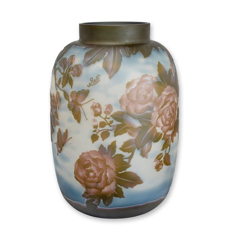 [LA-1817159] Vase Kameeglas 'Rosen'