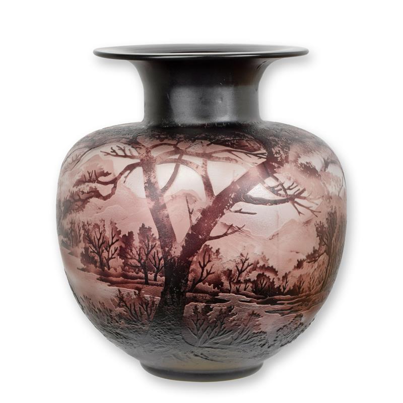 [LA-1817164] Vase Kameeglas 'Herbstlandschaft'