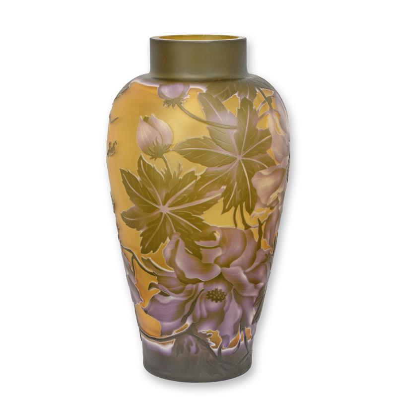 [LA-1817168] Vase Kameeglas 'Pfingstrose'