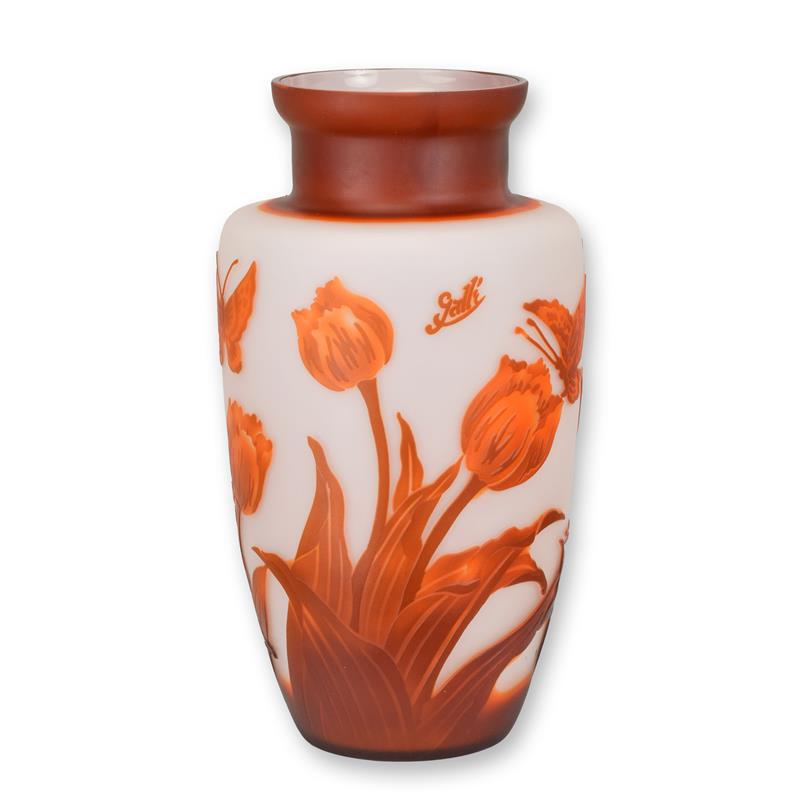 [LA-1817171] Vase Kameeglas 'Tulpe'