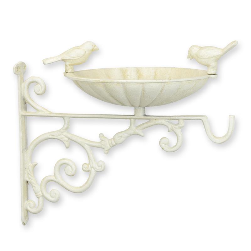 [LA-1817178] Vogelbad Gusseisen Wandmontage mit Haken