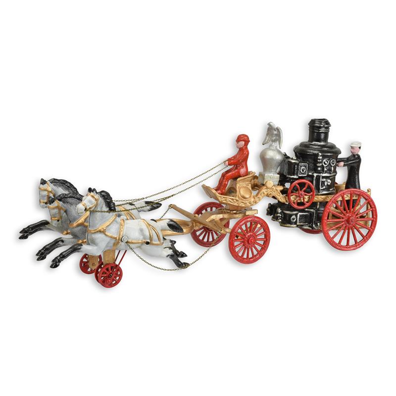 Modell Gusseisen Pferdewagen Dampfpumpe