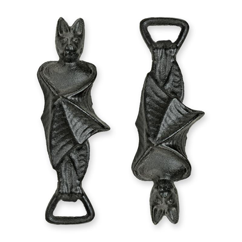 Flaschenöffner Gusseisen Fledermaus 2er Set