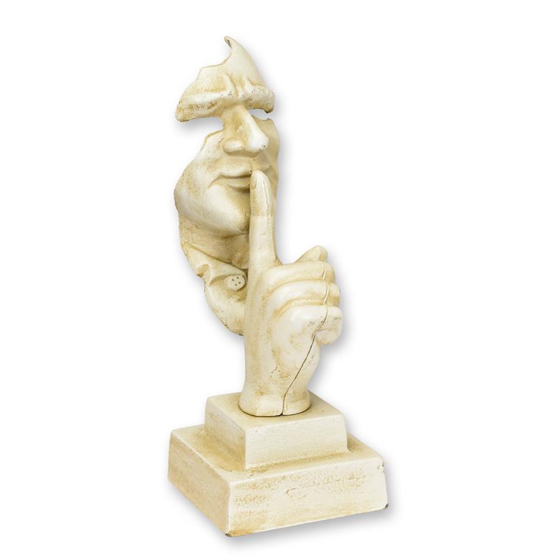 Skulptur Gusseisen Flüsterer
