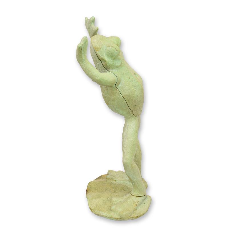 [LA-1817199] Figur Gusseisen Springender Frosch