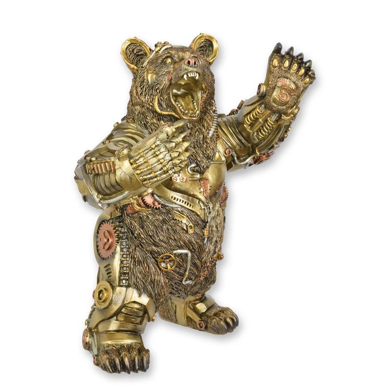 Figur Harz Steampunk Grizzlybär