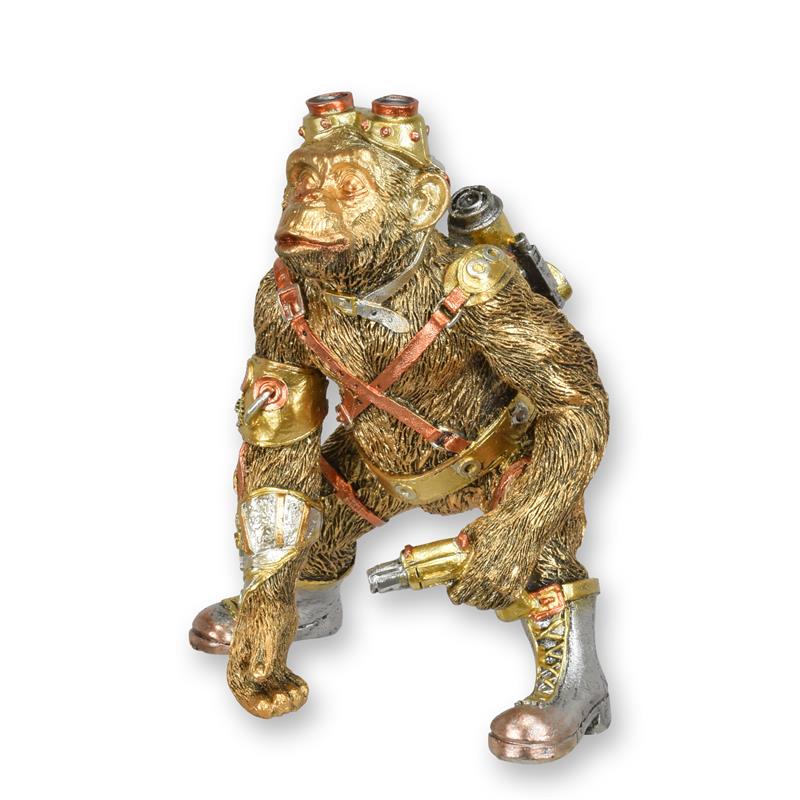 Figur Harz Steampunk Schimpanse
