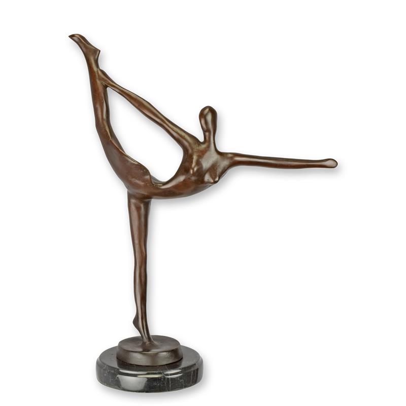Bronzeskulptur Bronzefigur Modernistisch Tänzerin