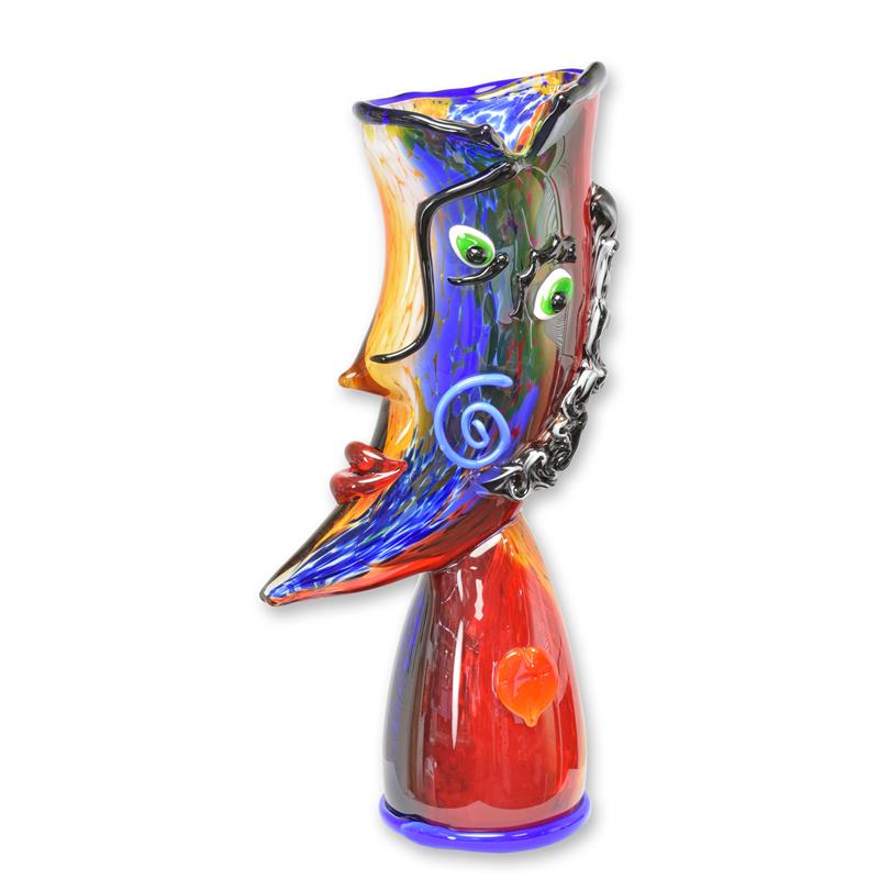 [LA-1817828] Vase Glas Murano-Stil Abstrakt