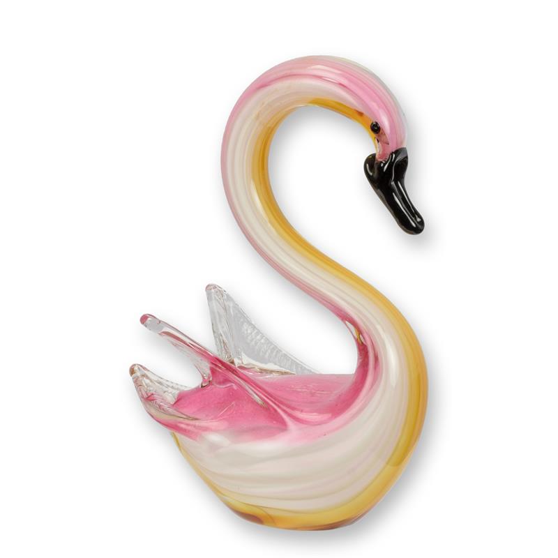 [LA-1817833] Figur Glas Murano-Stil Schwan