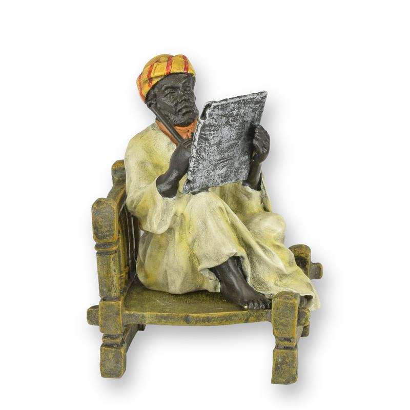 [LA-1817852] Bronzeskulptur Bronzefigur Orientalischer Poet