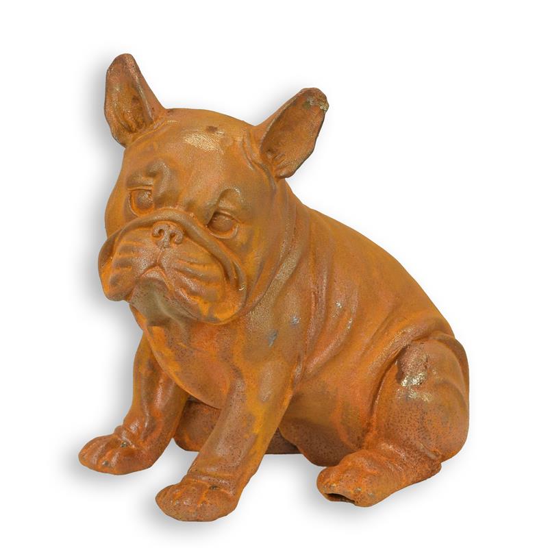 [LA-1818011] Figur Gusseisen Bulldogge