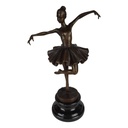 Bronzeskulptur Bronzefigur Ballerina Balletttänzerin #39240
